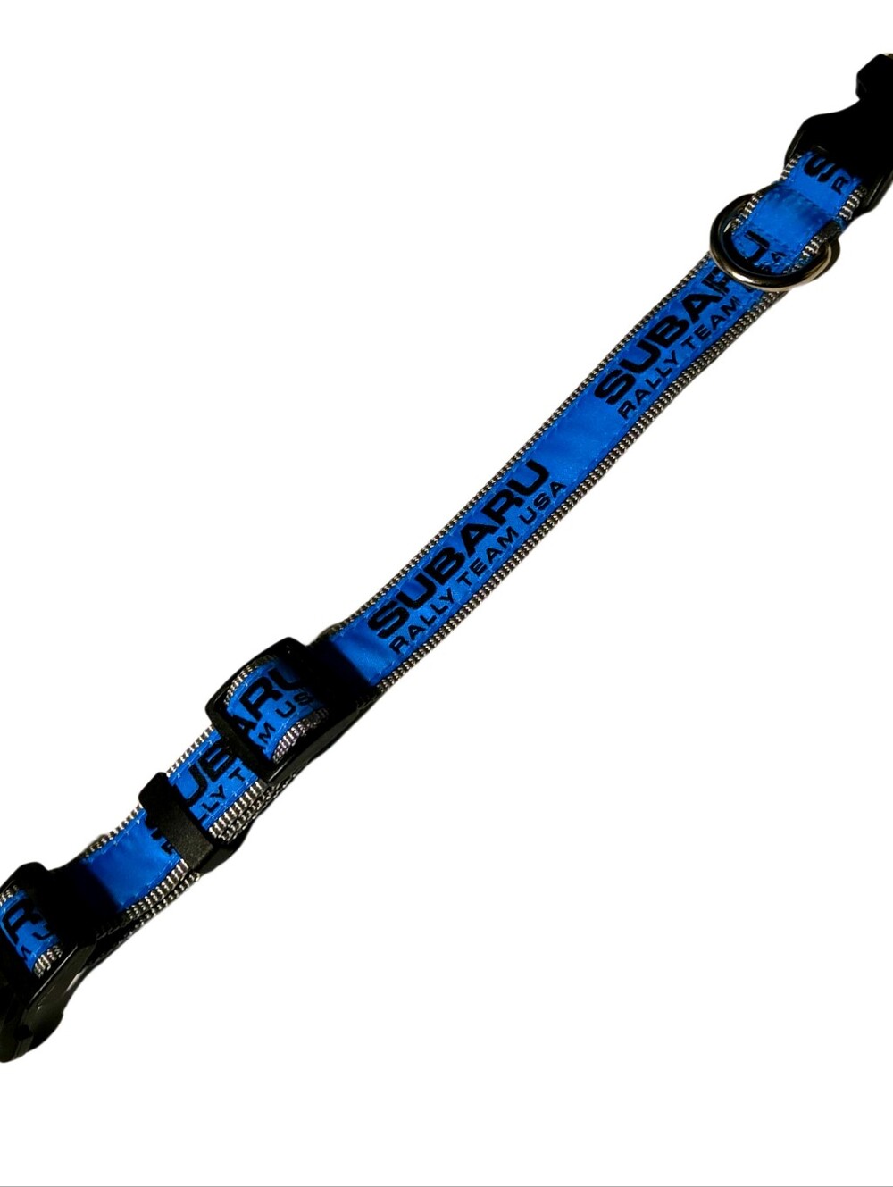 Subaru Rally Team USA Blue Dog Collar